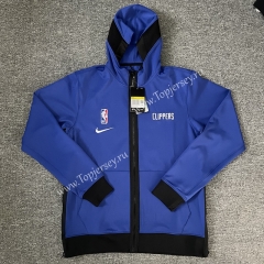 NBA Los Angeles Clippers Blue Jacket With Hat-311