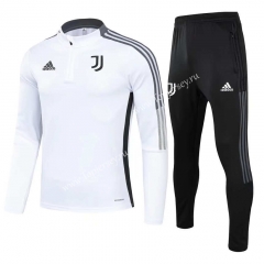 2021-2022 Juventus White Thailand Soccer Tracksuit-411