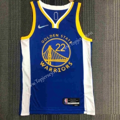 75th Anniversary Warriors Blue #22 NBA Jersey-311