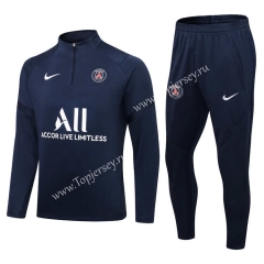 2021-2022 Paris SG Royal Blue Thailand Tracksuit-411