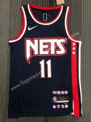 75th Anniversary Brooklyn Nets Black #11 NBA Jersey-311