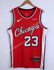 75th Anniversary Chicago Bulls Red #23 NBA Jersey
