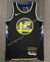 2021-2022 City Edition Warriors Black #22 NBA Jersey-311