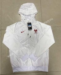 2021-2022 France White Trench Coats With Hat-815