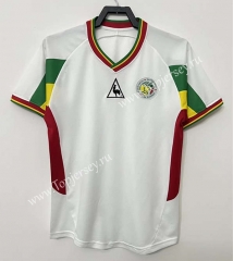 Retro Version 2002 Senegal White Thailand Soccer Jersey AAA-811