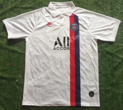 Retro Version 19-20 Paris SG Away White Thailand Soccer Jersey AAA-817