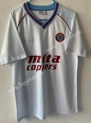 Retro Version 1988 Aston Villa Away White Thailand Soccer Jersey AAA-AY