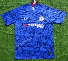 Retro Version Version 19-20 Chelsea Home Blue Thailand Soccer Jersey AAA-817
