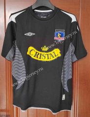 Retro Version 2006 Colo-Colo Away Black Thailand Soccer Jersey AAA-7T