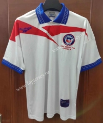 Retro Version 1998 Chile Away White Thailand Soccer Jersey AAA-7T