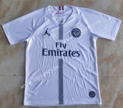 Retro Version 18-19 Paris SG White Thailand Soccer Jersey AAA-817