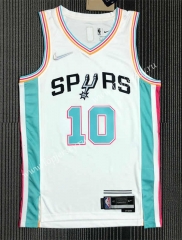 2021-2022 City Edition San Antonio Spurs White #10 NBA Jersey-311