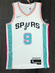 2021-2022 City Edition San Antonio Spurs White #9 NBA Jersey-311