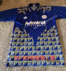 Retro Version 92-93 Leeds United 2nd Away Blue Thailand Soccer Jersey AAA-512