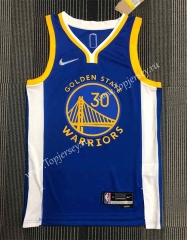 2021-2022 City Edition Warriors Blue #2974 NBA Jersey-311