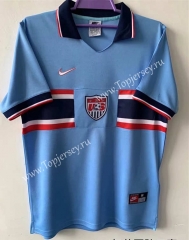Retro Version 1994 USA 2nd Away Blue Thailand Soccer Jersey AAA-XY