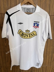 Retro Version 2006-2007 Colo-Colo White Thailand Soccer Jersey AAA-SL