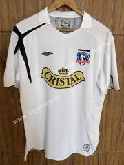 Retro Version 2006-2007 Colo-Colo White Thailand Soccer Jersey AAA-SL