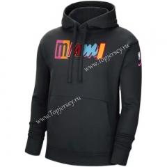 Miami Heat Black Tracksuit Top With Hat-CS