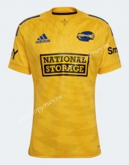 2022 Hurricane Home Yellow Thailand Rugby Shirt