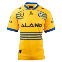 2022 NRL Parramatta Eels 2nd Away Yellow Thailand Rugby Jersey