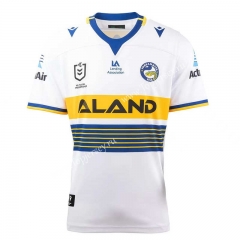 2022 NRL Parramatta Eels Away White Thailand Rugby Jersey