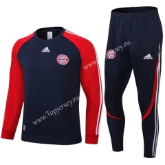 2022-2023 Bayern München Red&Blue Thailand Soccer Tracksuit-411