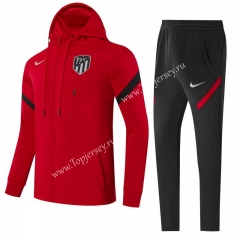 2021-2022 Atletico Madrid Red Thailand Soccer Jacket Uniform With Hat-GDP