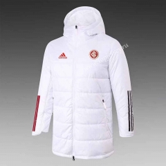 2021-2022 Brazil SC Internacional White Cotton Coat With Hat-DD1
