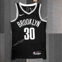 75th Anniversary Brooklyn Nets Black #30 NBA Jersey-311