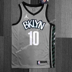 2022 Jordan Edition Brooklyn Nets Gray #10 NBA Jersey-311