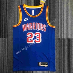 75th Anniversary Warriors Blue #23 NBA Jersey-311