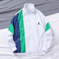 2022-2023 Jordan White&Green&Blue Trench Coats-1836
