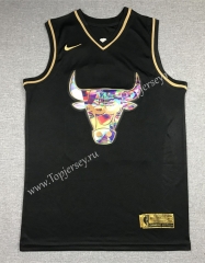 Diamond Edition Chicago Bulls Black&Gold #23 NBA Jersey