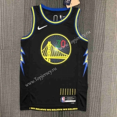 Limited Edition 2022 City Edition Warriors Black #30 NBA Jersey-311