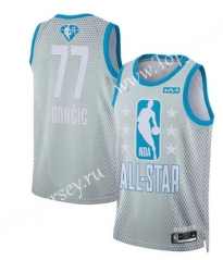 2022 All Stars Dallas Mavericks Gray #77 NBA Jersey-SN