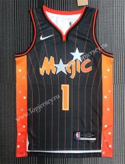 2022-2023 City Edition Orlando Magic Black #1 NBA Jersey-311