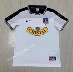 Retro Version 1999 Colo-Colo Home White Thailand Soccer Jersey AAA-512