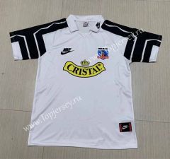 Retro Version 1995 Colo-Colo Home White Thailand Soccer Jersey AAA-512