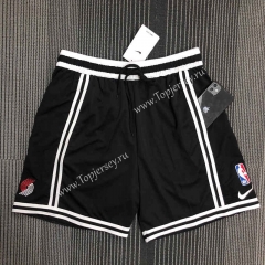Portland Trail Blazers Black American NBA Training Shorts-311