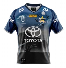 2022 NRL Cowboy Royal Blue Thailand Rugby Jersey