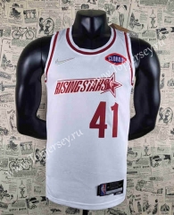 75th Anniversary All Stars White #41 NBA Jersey-SN
