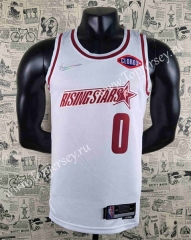 75th Anniversary All Stars White #0 NBA Jersey-SN