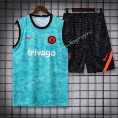 2022-2023 Chelsea Blue Thailand Soccer Vest Uniform-418