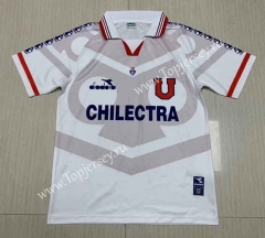 Retro Version 1996 Universidad de Chile Away White Thailand Soccer Jersey AAA-512