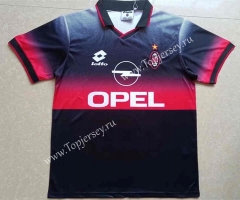 Retro 95-96 AC Milan Black Training Soccer Jersey AAA-1332