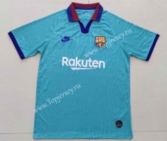 Retro Version 19-20 Barcelona 2nd Away Blue Thailand Soccer Jersey AAA-1332