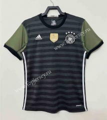 Retro Version 2016 Germany Away Black Thailand Soccer Jersey AAA-811
