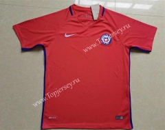 Retro Version 16-17 Chile Home Red Thailand Soccer Jersey AAA-1332