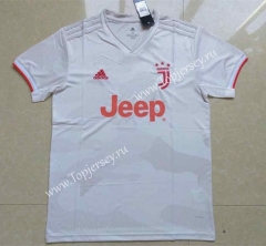 Retro Version 19-20 Juventus Away White Thailand Soccer Jersey AAA-1332